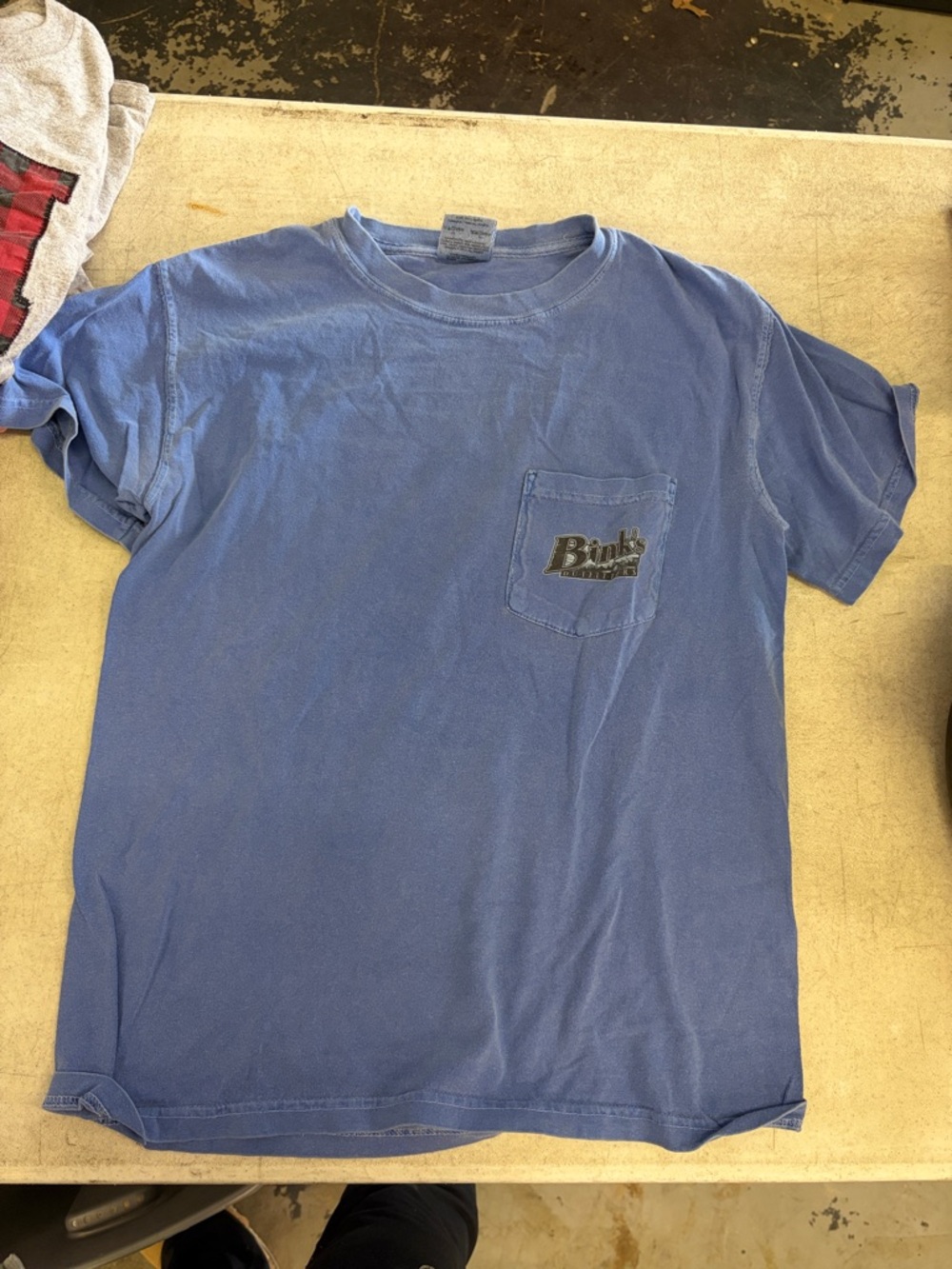 Blue BINKS Pocket Crewneck T-Shirt - comfort colors